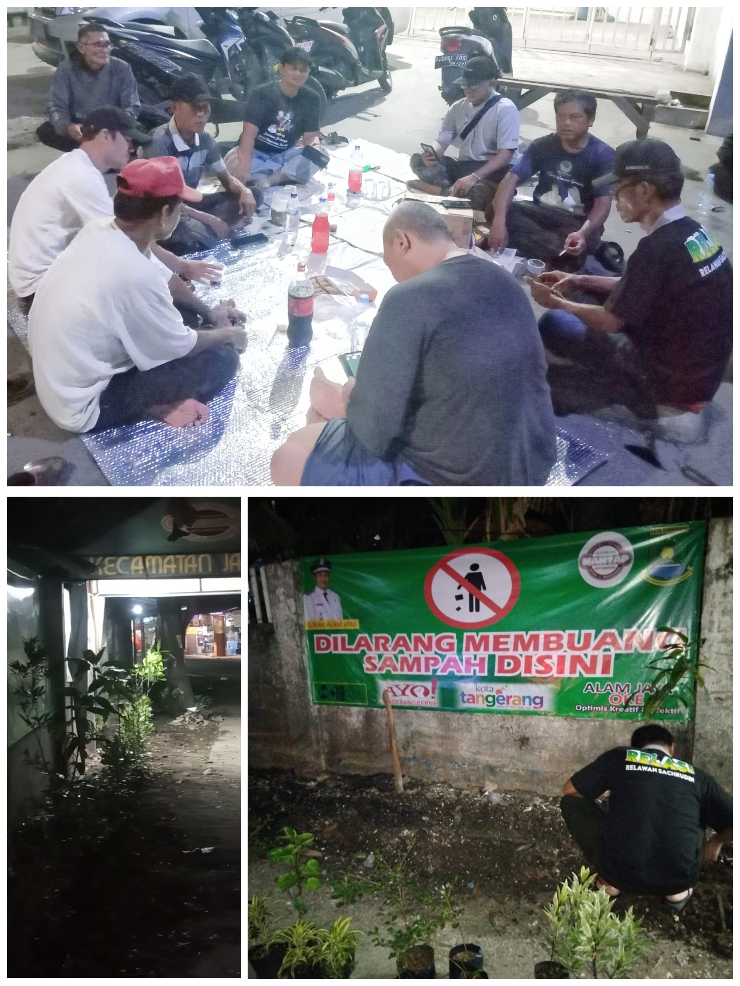 Respon Cepat Aduan Warga, Kelurahan Alam Jaya Sidak TPS Ilegal di Jalan Prabu Siliwangi